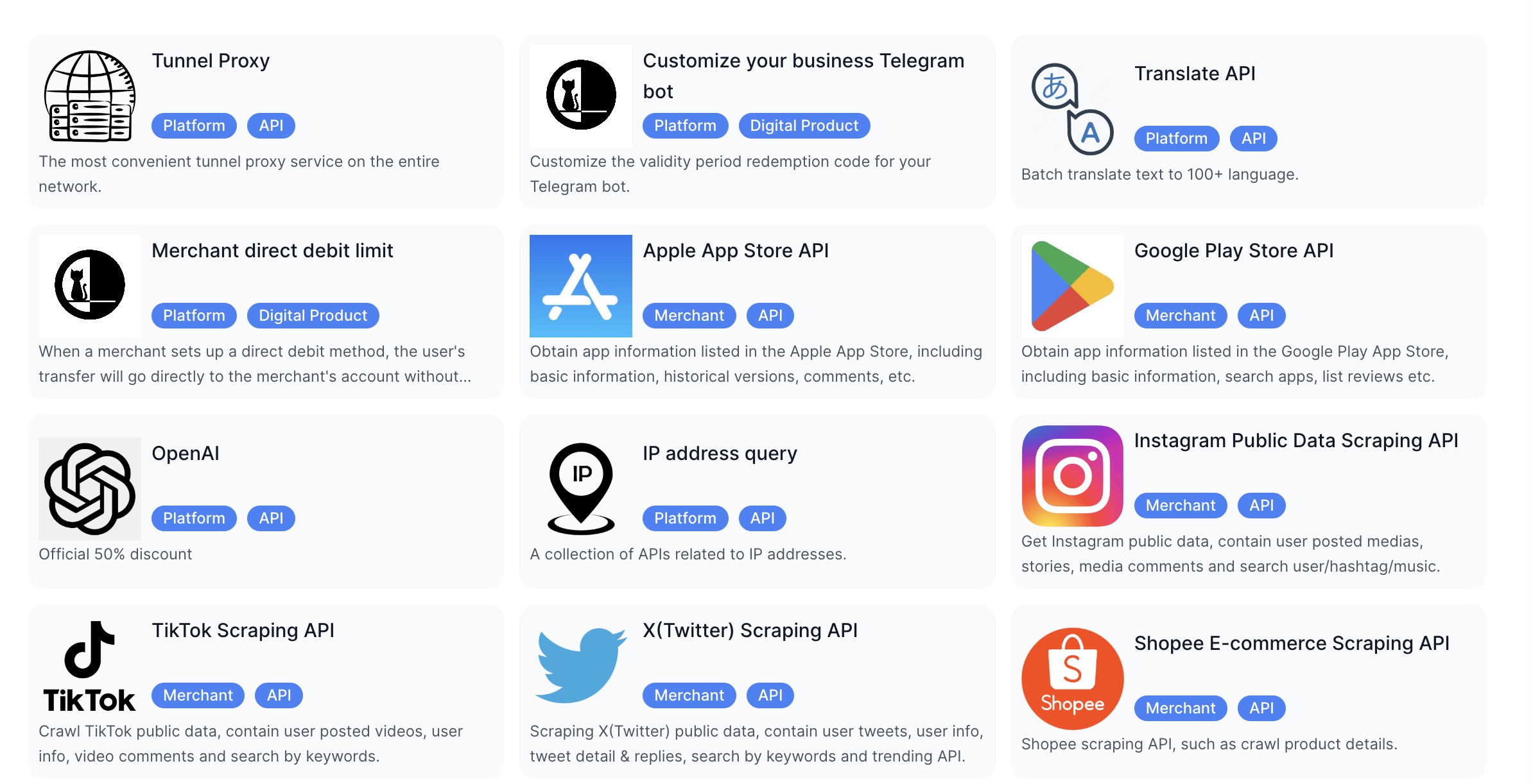 idatariver api hub